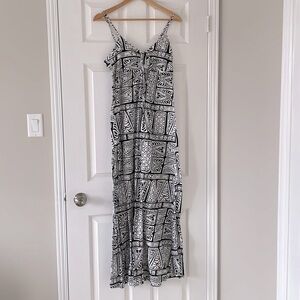 O’Neill Tribal Print Cotton Beach Maxi Dress Size Large